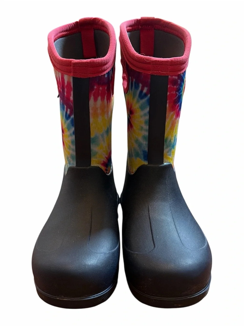 Bogs Tie Dye Waterproof Insulated Boots Youth Size 2 EUC